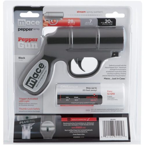 Mace®Pepper Gun with STROBE LED Black - Image 4