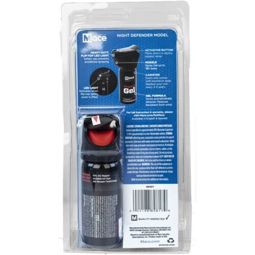 Mace® Pepper Gel Night Defender MK-III With Light - Image 2