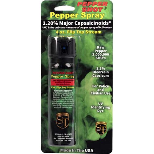 Pepper Shot 1.2% MC 4 oz Pepper Spray - Image 8