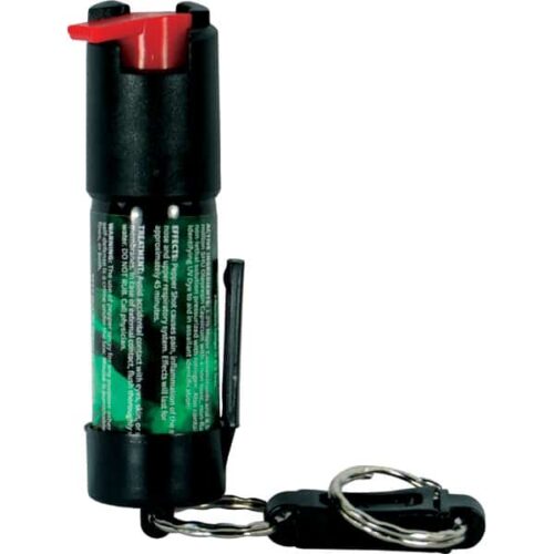 Pepper Shot 1.2% MC 1/2 oz Pepper Spray Belt Clip and Quick Release Key Chain - Image 2