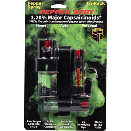 Pepper Shot 1.2% MC Tri-Pack Pepper Spray - Image 2