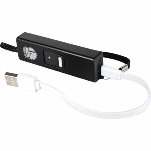 Slider Stun Gun LED Flashlight USB Recharger - Image 3