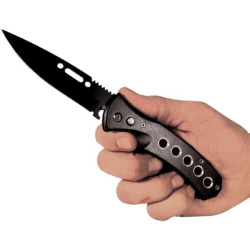 Automatic Heavy Duty Knife with 5 hole handle - Image 4