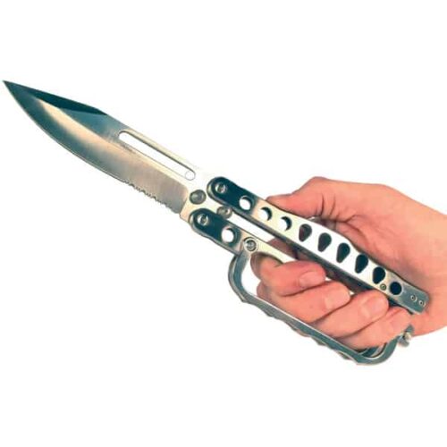 Butterfly Trench Knife Stainless Steel - Image 5