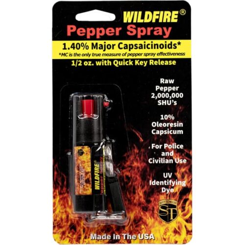 Wildfire™ Pepper Spray With Belt Clip and Quick Release Key Chain - Image 3