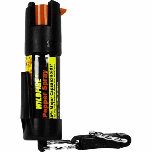 Wildfire™ Pepper Spray With Belt Clip and Quick Release Key Chain