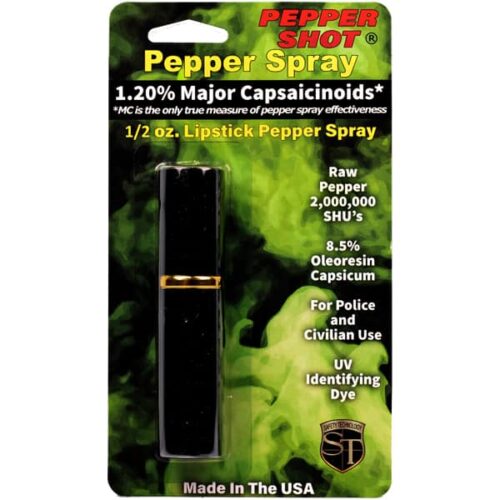 Pepper Shot 1.2% MC 1/2 oz Lipstick Pepper Sprays - Image 3