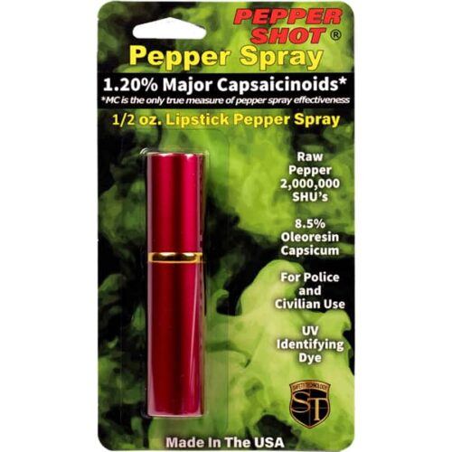 Pepper Shot 1.2% MC 1/2 oz Lipstick Pepper Sprays - Image 11