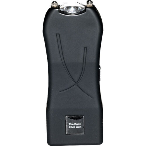 Runt Rechargeable Stun Gun With Flashlight And Wrist Strap Disable Pin