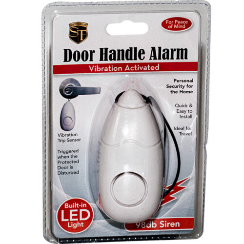 Portable Door Guard 98dB Alarm with Flashlight - Image 3