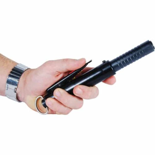 Automatic Expandable Steel Baton Black Handle - Image 4