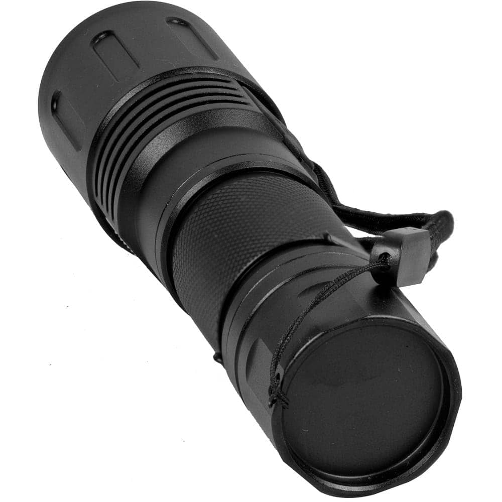 Safety Technology 3000 Lumen LED Zoomable Self-Defense Flashlight – Aircraft-Grade Aluminum, Rechargeable 26650 Battery, 1300-Foot Beam, Strobe and SOS Modes, Belt Clip, 6.22 x 1.61 Inches - Image 4