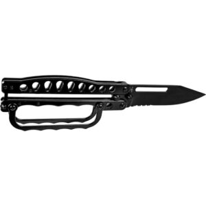 Butterfly Trench Knife – 5-Inch Serrated Blade, 11 Inches