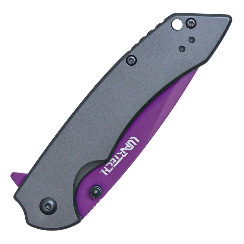 Assisted Open Folding Knife – 3.5" Blade, Purple - Image 3
