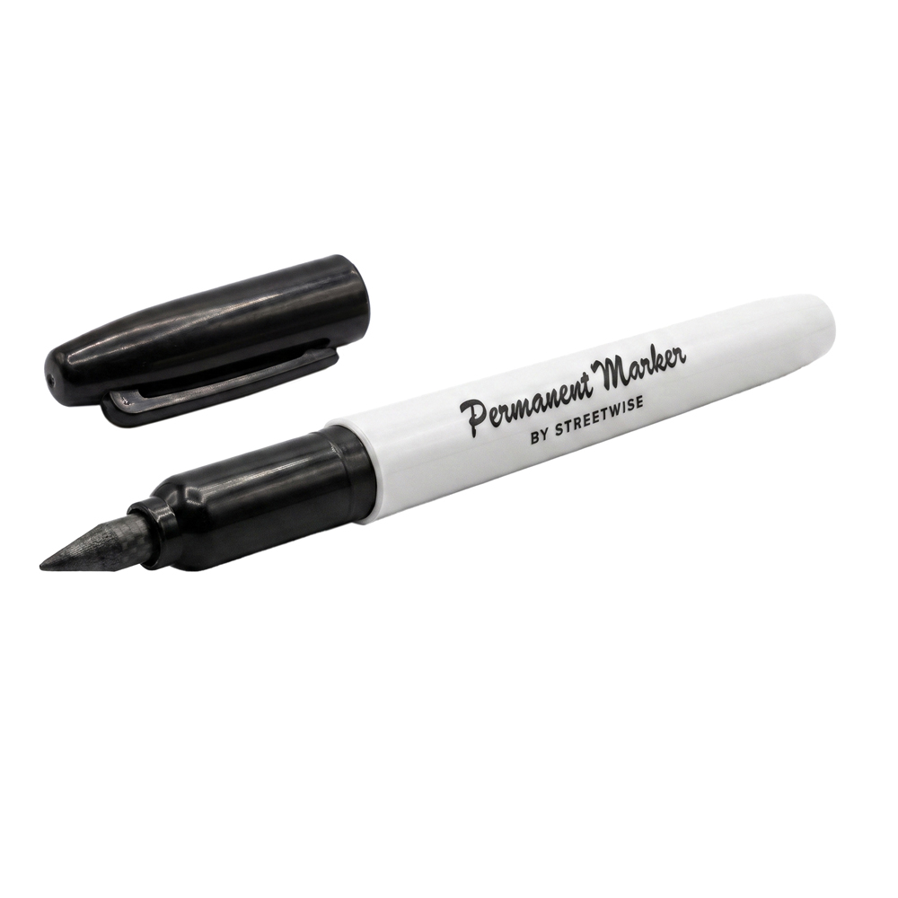 Permanent Marker Self-Defense Pen – Discreet Carbon Fiber Tip